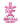 AUTOCOLLANT BEBE A BORD FUSHIA