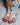 CHAUSSETTES FLEURS GITANE ROSE