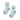 CHAUSSETTES IVES RAYEE BLEUE