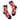 CHAUSSETTES POIZ FLOWER VIEUX ROSE