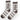 CHAUSSETTES RAYEES CHOCO/BLEU