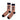 CHAUSSETTES RAYEES RAYE CORAIL