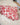 COUSSIN ALL OVER FLEURI ROUGE