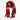 ECHARPE MULTICO 58 ROUGE BORDEAUX