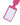 ETIQUETTE BAGAGE VADROUILLE FUSHIA
