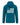 SWEAT ZIPPE DRAPEAU BRODE PEACOCK GREEN