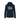 SWEAT ZIPPE DRAPEAU FLEURS BLEU PRUSSE
