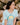 T-SHIRT ADDICT MINT CARIBBEAN BLUE