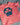 T-SHIRT KID COEUR CRABE ANTIQUE ROSE
