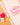 TORCHON AMOUR ET CREPE ROSE ORANGE