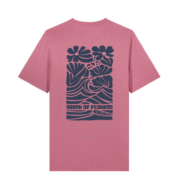T-SHIRT OCEAN FLOWERS